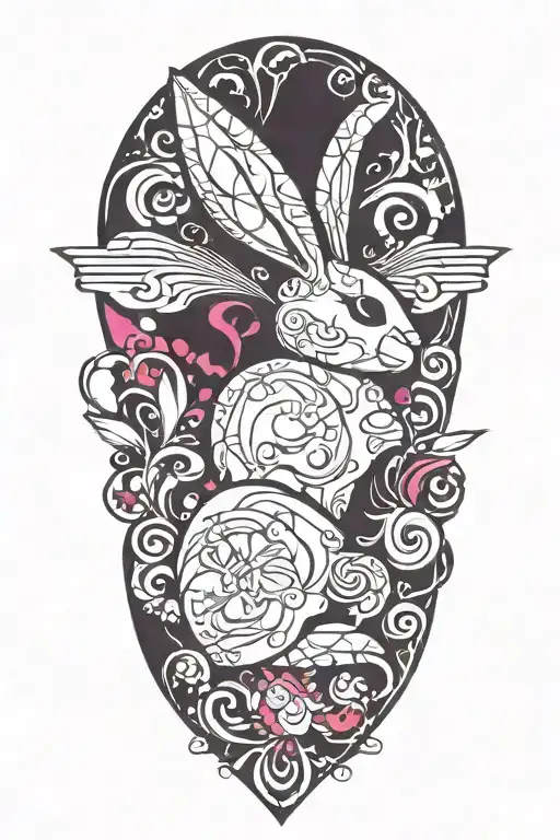 playboy bunny logo tattoo design idea