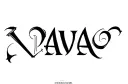 "Navya" tattoo design idea
