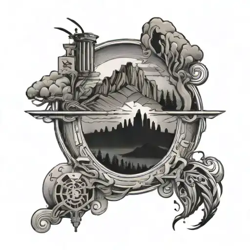 801 surrounded by Utah things tattoo design idea