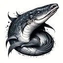 Morray eel tattoo design idea