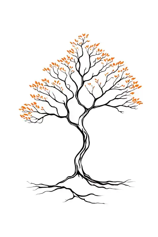 the giving tree made tattoo design idea