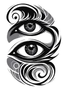 3rd Eye tattoo design idea