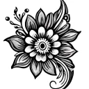 Paisley Pattern tattoo design idea