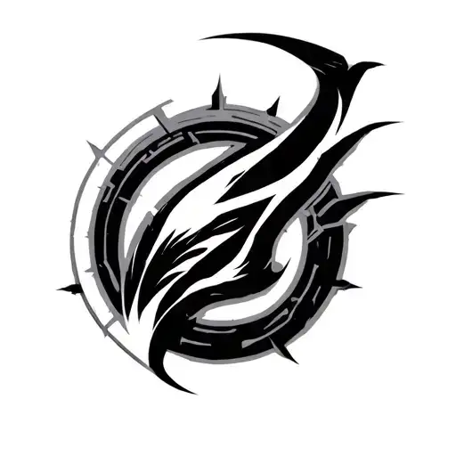 Starcraft Protoss Symbol cyber sigilism tattoo design tattoo design idea