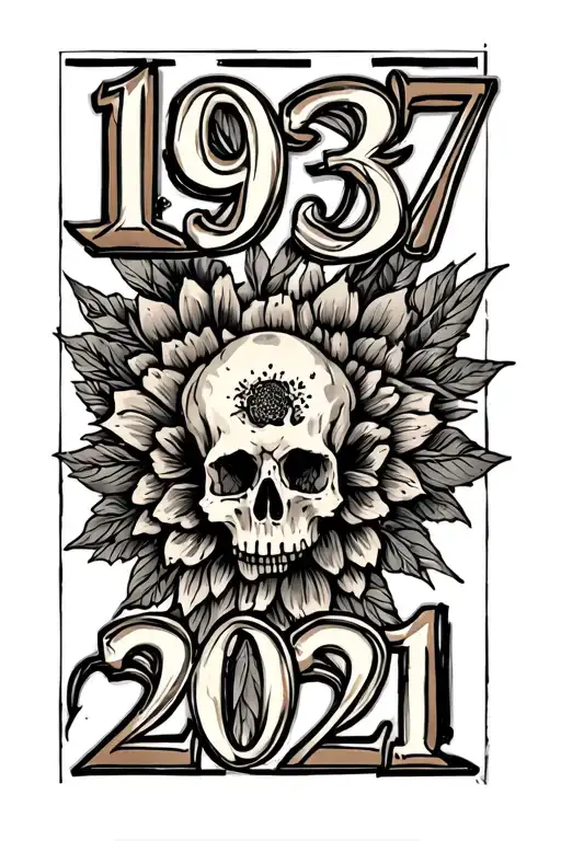 "1937~2021" carpentry inspired tattoo tattoo design idea