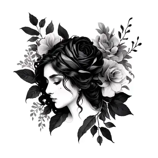 Dark Romance tattoo design idea