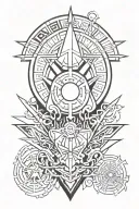 Aphelios league tattoo design idea