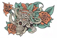 mayan tattoo design idea