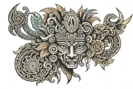 mayan tattoo design idea