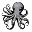 Navy Squid tattoo design idea