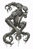 Venom tattoo design idea