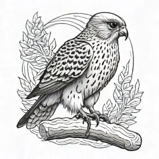 Kestrel tattoo design idea