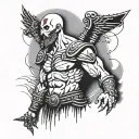 Randy mars god of war tattoo design idea