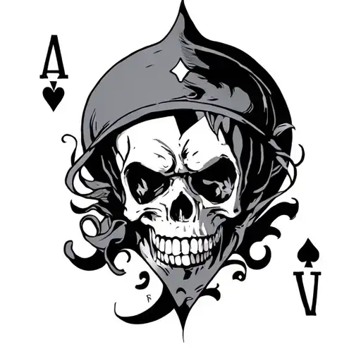 ace, poing ardent, one piece  tattoo design idea