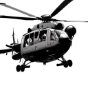 Helicopter tattoo design idea