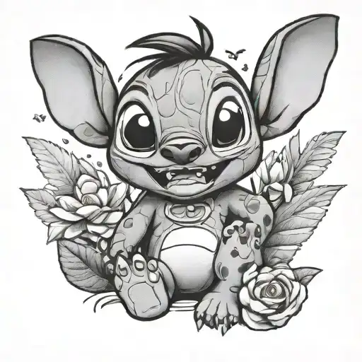 Lilo and Stitch tattoo design idea