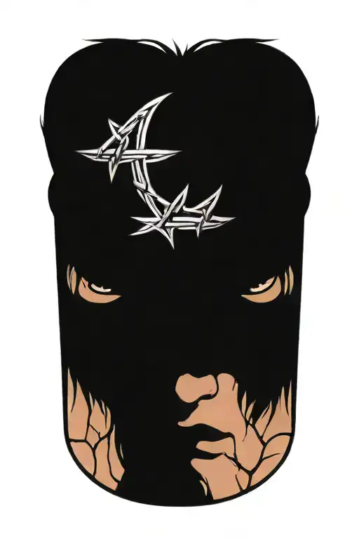 crown of thorns wrapped tattoo design idea