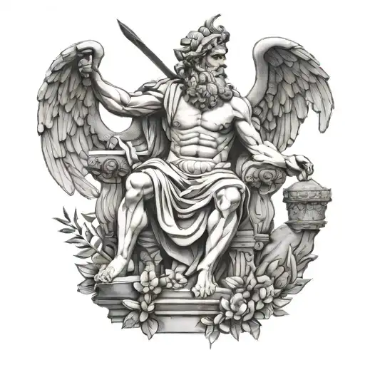 greece statue mythology tattoo tattoo design idea