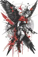 valkyrie tattoo design idea