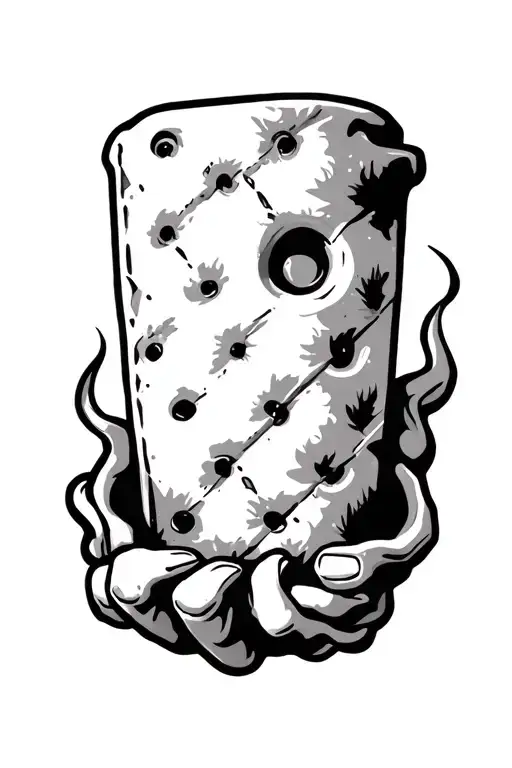 The cracker hand tattoo tattoo design idea