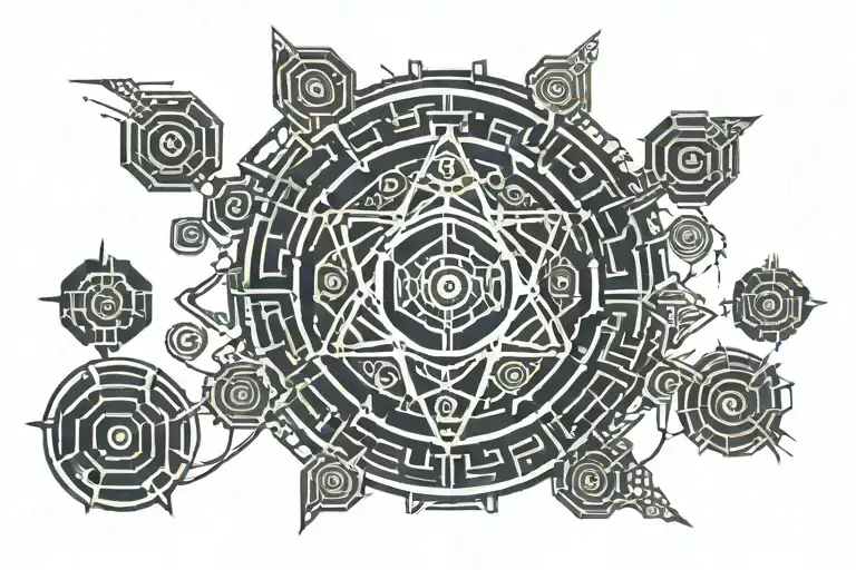 Naruto Curse Seal Mark tattoo design idea