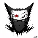 Sharingan itachi kakashi anbu mask tattoo design idea