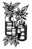 pharmacy tattoo design idea