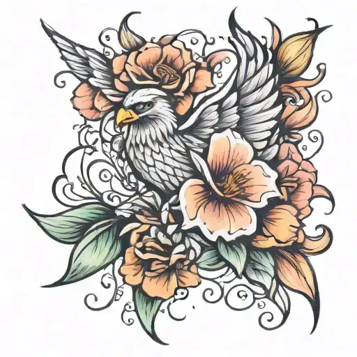 freedom after an abusive relationship  tattoo design idea