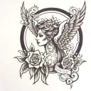 freedom after an abusive relationship  tattoo design idea
