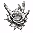 Cool Hand tattoo design idea