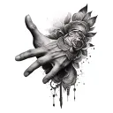 Cool Hand tattoo design idea