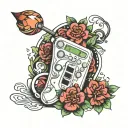 wii remote tattoo design idea