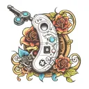 wii remote tattoo design idea