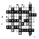 Crossword Puzzle tattoo design idea