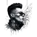 Depeche Mode tattoo design idea