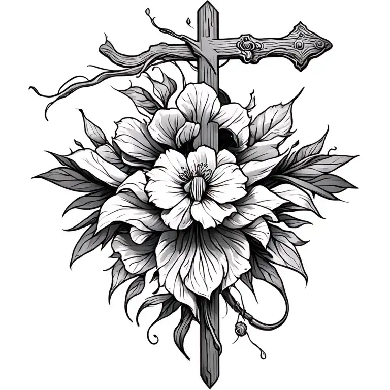 christian tattoo design idea