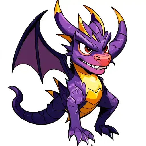 Spyro tattoo design idea
