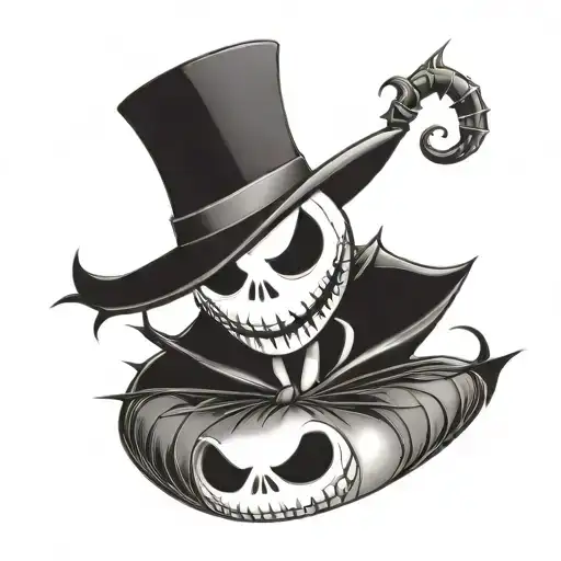 jack skellington tattoo design idea