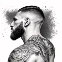 Conor McGregor back tattoo tattoo design idea