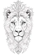 gypsy soul hippie heart spirit of a lion tattoo design idea