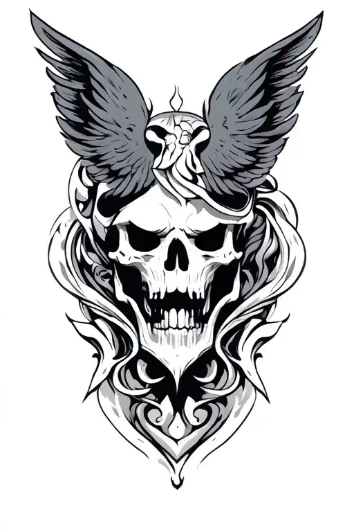 Discipline symbolized tattoo design idea