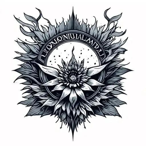 Tomorrowland tattoo design idea