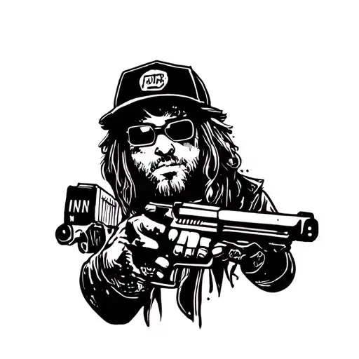 Hotline Miami tattoo design idea