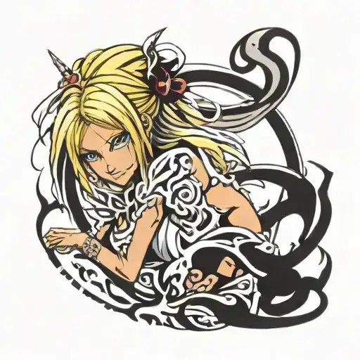 bleach anime Harribel  tattoo design idea