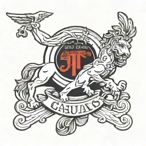 symbol of triumph Gaius Julius Caesar tattoo design idea