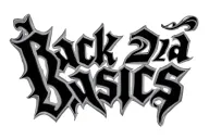 Wording "Back 2 Da Basics" in gothic letters tattoo design idea