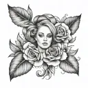 Adele tattoo tattoo design idea
