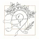 Create a tattoo design that includes the lyrics “There’s something in the way you lay, enough to make the dead switch gr tattoo design idea