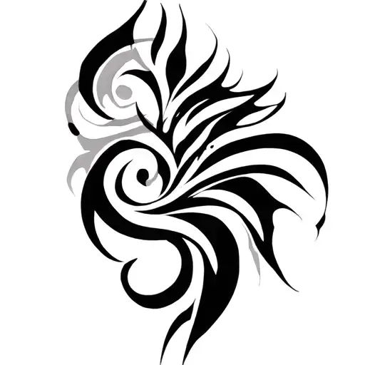 Feminine gothic tribal tattoo to cover another one on the shoulder and collarbone tattoo design idea