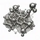 testosterone molecule tattoo tattoo design idea